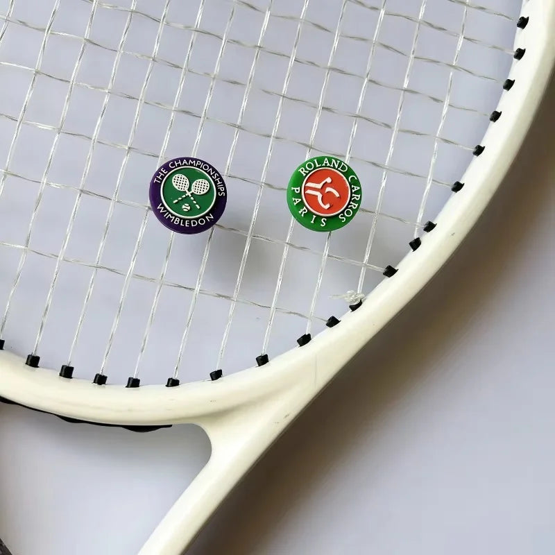 5/2Pcs Tennis Racket Shock Absorber Dampener Commemorative model Anti-Vibration Silicone Sport Accessories Reduce Vibration