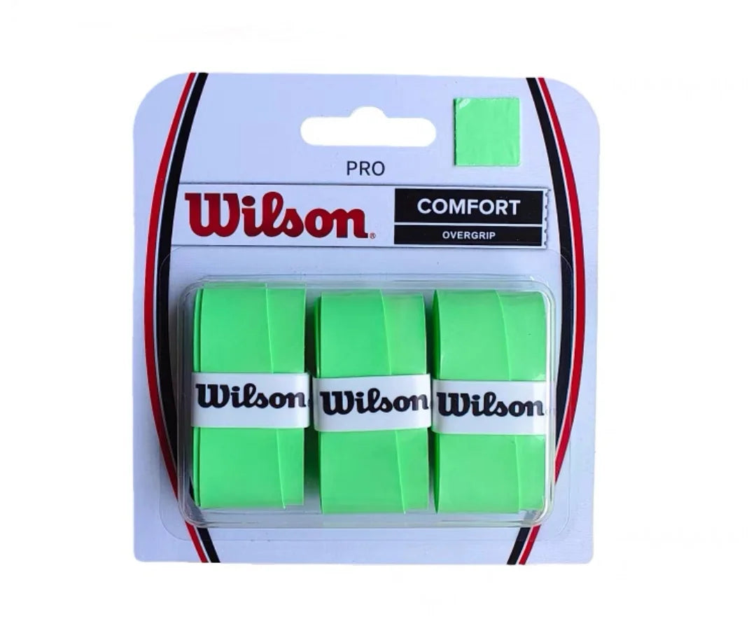 Original Wilson Tennis Overgrip Badminton  Sticky Non-slip Racket Hand Glue Badminton Tennis Beach Racket Sweatband 3PCS