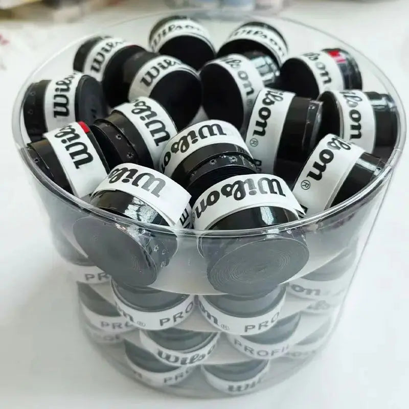 60pcs/lot Wilson Tennis Overgrip Hand Glue Padel Racket Tenis Grip Anti-Slip Training Sweatband Tennis Badminton Accessories