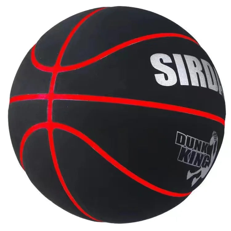 Basketball Size 7 Soft Microfiber Wear-Resistant Anti-Slip Waterproof Outdoor & Indoor Professional Basketball Ball Purple