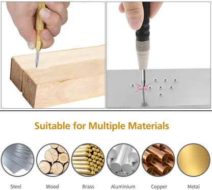 Automatic Center Punch Automatic Metal Punch Tool Woodworking Tools Loaded Marker Wood Chisel Joinery Carpenter Tool