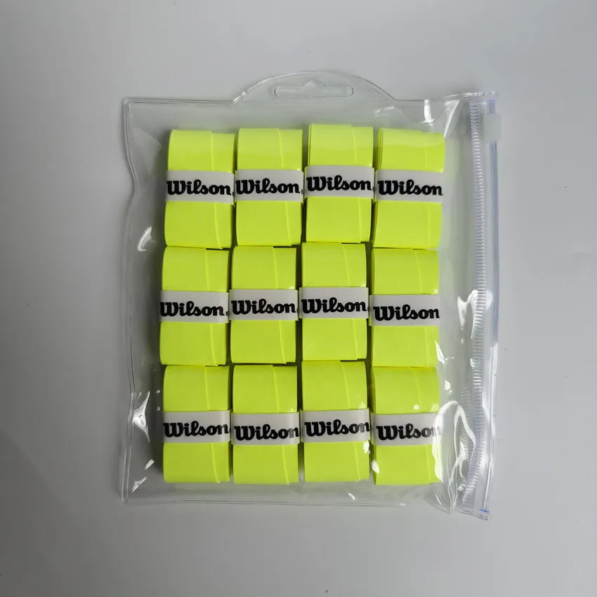 12/24 Pcs Wilson Hand Glue Non-slip Belt Tennis Racket Grip Tape Anti-slip Band Fishing Pole Sweatband Pu Handle