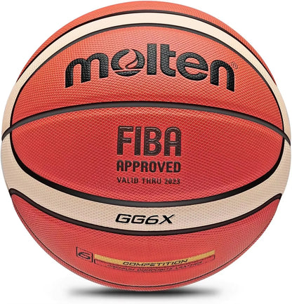 Molten GG6X Men Women Basketball Size 6 7 PU Game Training Standard Balls Kids Adult Competition Game Official Team Basketballs