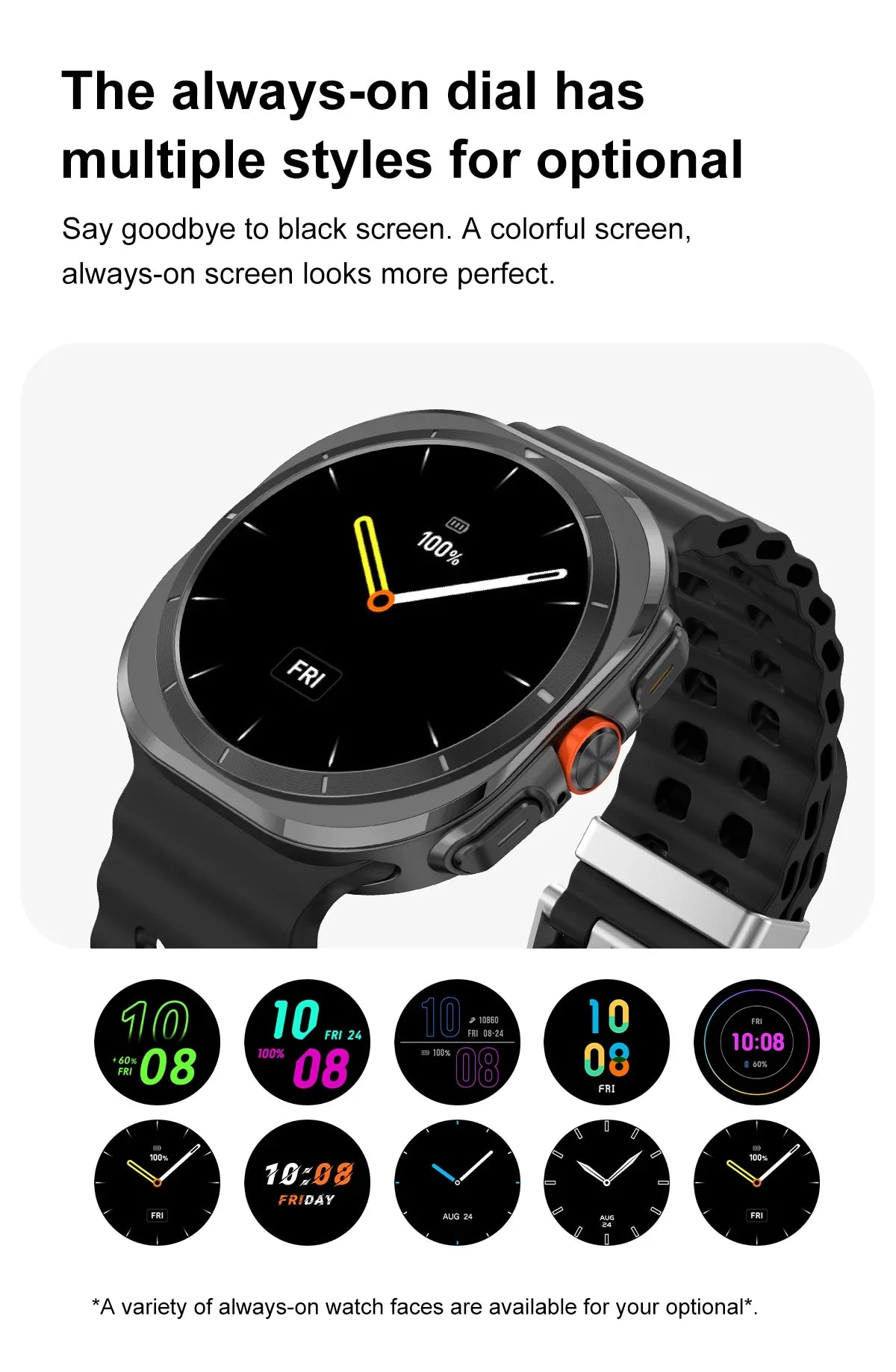 For Samsung New Sapphire Screen Galaxy Watch 7 Ultra Smart Watch Men's 32GB Memory NFC Bluetooth Call IP68 Waterproof Smartwatch