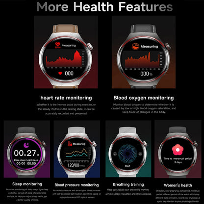 New Watch 4 Pro Space Exploration Edition Man Smart Watch HD Bluetooth Call GPS NFC Heart Rate 100+ Sports SmartWatch For HUAWEI