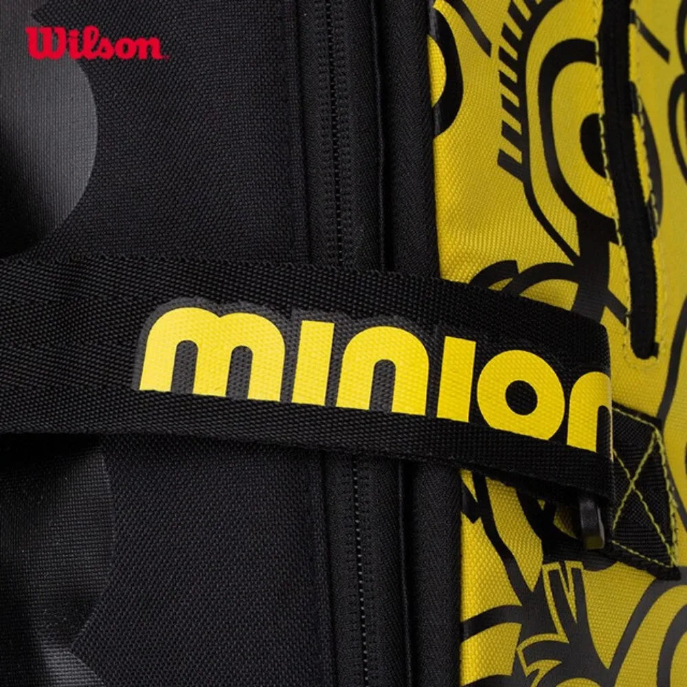 Wilson Minions Mini Tennis Bag French Open Orange White Handheld Mini Tennis Key Pack RG Mini version of the Minions Tour 12 bag