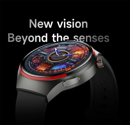 New Watch 4 Pro Space Exploration Edition Man Smart Watch HD Bluetooth Call GPS NFC Heart Rate 100+ Sports SmartWatch For HUAWEI