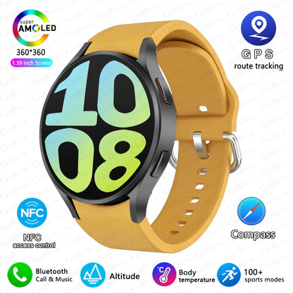 For Samsung Watch7 New Smart Watch Men GPS Motion Track BT Calling Health Monitoring Sport Mode IP68 Waterproof Smartwatch women