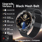 2024 For XIAOMI Android New 1.85 Inch HD Bluetooth Call Smart Watch Men Sports Fitness GPS NFC Heart Monitor Compass Smartwatch