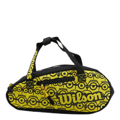 Wilson Minions Mini Tennis Bag French Open Orange White Handheld Mini Tennis Key Pack RG Mini version of the Minions Tour 12 bag