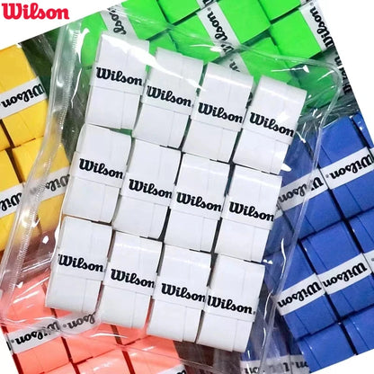 12/24 Pcs Wilson Hand Glue Non-slip Belt Tennis Racket Grip Tape Anti-slip Band Fishing Pole Sweatband Pu Handle