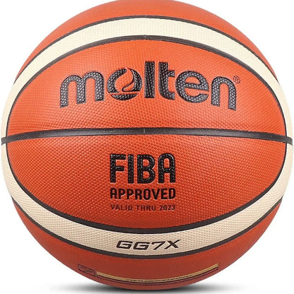 Official Molten BG3800 Basketball Men Women Size 7 PU Game Training Standard Balls Kids Adult Competition Game Team Basketballs