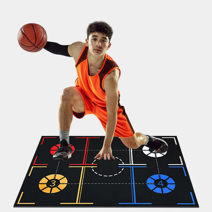 Basketball Train Mat  Non Slip Soundproof Material Children adolescents Indoor Ball Control Training dribbling drill thickening