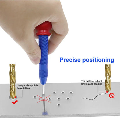 Automatic Center Punch Automatic Metal Punch Tool Woodworking Tools Loaded Marker Wood Chisel Joinery Carpenter Tool