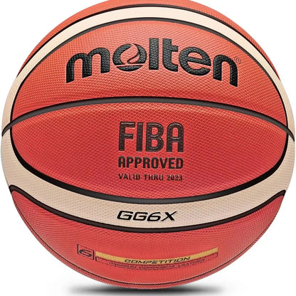 Molten GG6X Men Women Basketball Size 6 7 PU Game Training Standard Balls Kids Adult Competition Game Official Team Basketballs