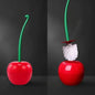 Red Toilet brush toilet holder bathroom accessories Creative Lovely Cherry Shape Lavatory Brush Toilet Brush Holder Set