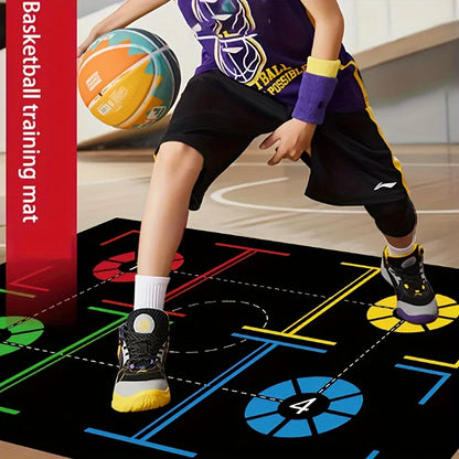 Basketball Train Mat  Non Slip Soundproof Material Children adolescents Indoor Ball Control Training dribbling drill thickening