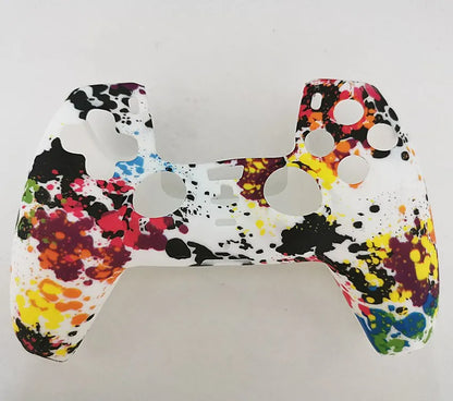 Strange PS5 Controller Case for Sony Playstation 5 Handle Silicone Cover Case Camouflage Protective Case